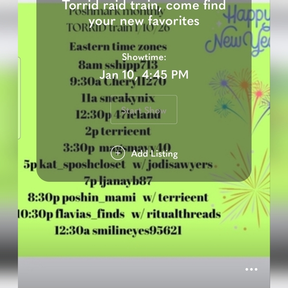 Upcoming shows updated with changes - Picture 2 of 10